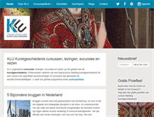 Tablet Screenshot of klu.nl