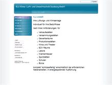 Tablet Screenshot of klu.de